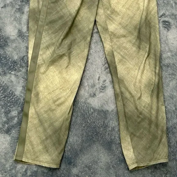 Athleta nolita slim tapered printed cropped pants size 2 seafoam green - Picture 7 of 13